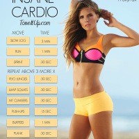 Got 30 min?...try these @toneitup #cardio 👟🎽 workouts